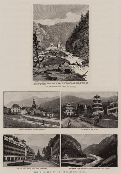 The Disaster at St Gervais-les-Bains by English Photographer