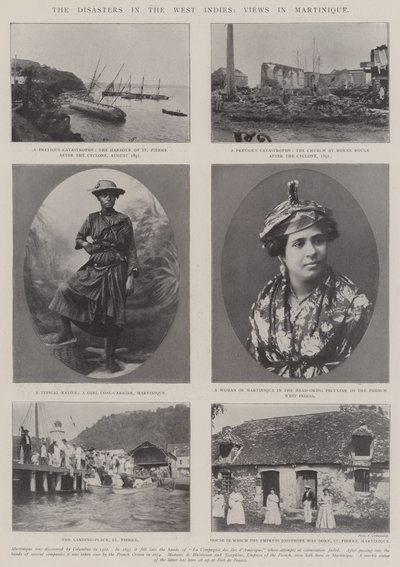 The Disasters in the West Indies, Views in Martinique by English Photographer