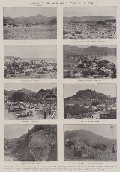 The Disasters in the West Indies, Views in St Vincent by English Photographer