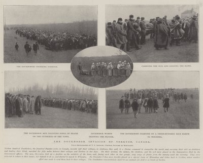 The Doukhobor Invasion of Yorkton, Canada by English Photographer