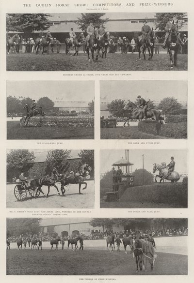 The Dublin Horse Show, Competitors and Prize-Winners by English Photographer