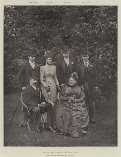 The Duke and Duchess of Teck and Family by English Photographer
