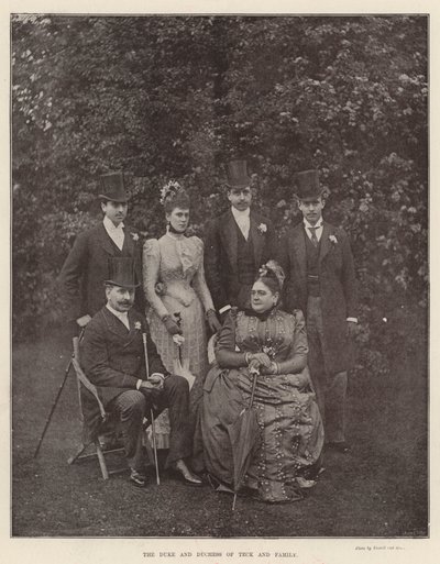 The Duke and Duchess of Teck and Family by English Photographer