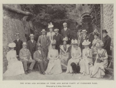 The Duke and Duchess of York and House Party at Ugbrooke Park by English Photographer