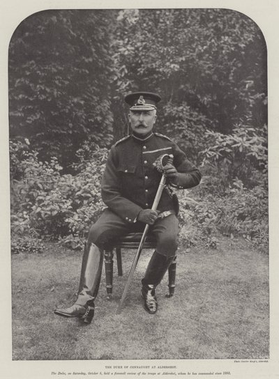 The Duke of Connaught at Aldershot by English Photographer