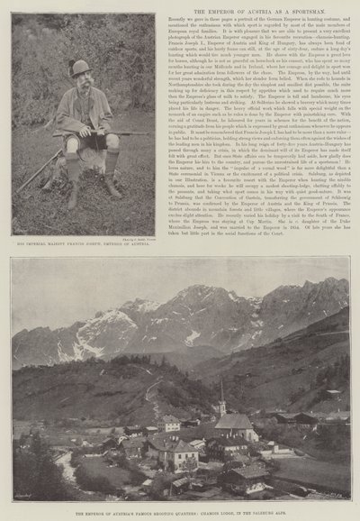 The Emperor of Austria as a Sportsman by English Photographer