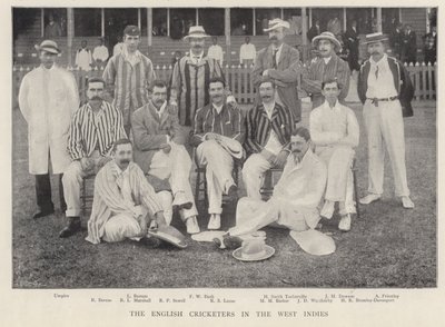 The English Cricketers in the West Indies, 1895 by English Photographer