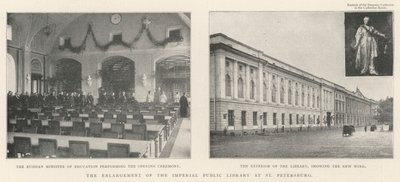 The Enlargement of the Imperial Public Library at St Petersburg by English Photographer