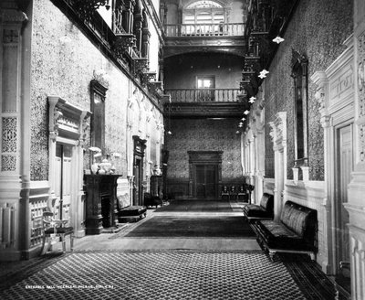 The Entrance Hall of the Viceregal Palace, Simla by English Photographer