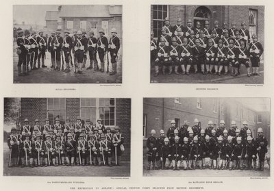 The Expedition to Ashanti, Special Service Corps selected from British Regiments by English Photographer