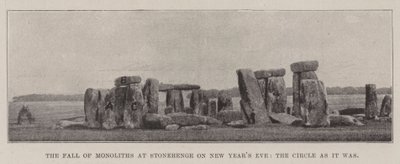 The Fall of Monoliths at Stonehenge on New Year