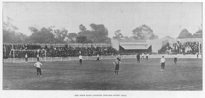 The First Half - Looking Towards Spurs Goal, 1899 by English Photographer