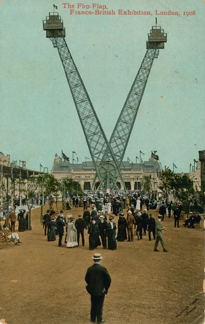 The Flip-Flap, Franco-British Exhibition, London, 1908 by English Photographer