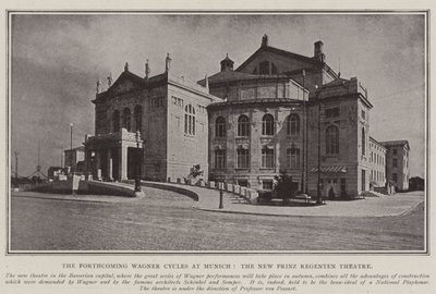 The Forthcoming Wagner Cycles at Munich, the New Prinz Regenten Theatre by English Photographer