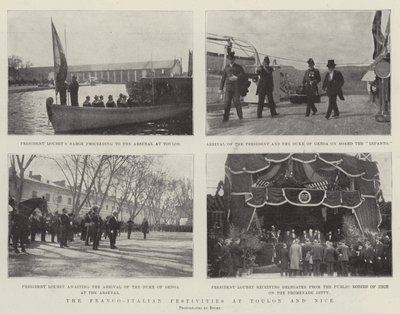 The Franco-Italian Festivities at Toulon and Nice by English Photographer