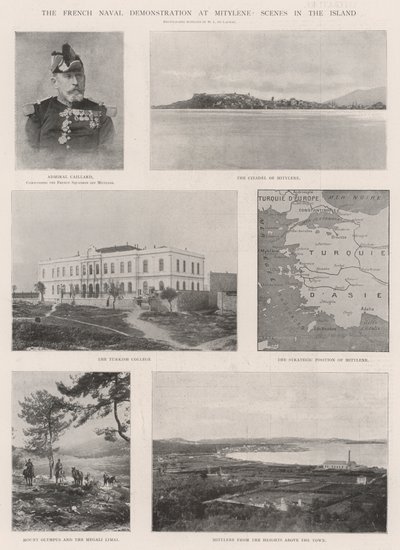 The French Naval Demonstration at Mitylene, Scenes in the Island by English Photographer