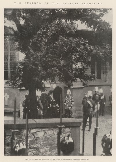 The Funeral of the Empress Frederick by English Photographer