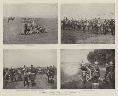 The German Army Manoeuvres in Westphalia by English Photographer