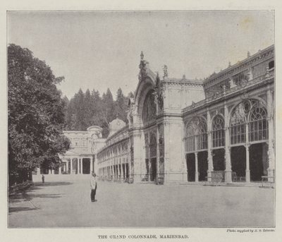 The Grand Colonnade, Marienbad by English Photographer