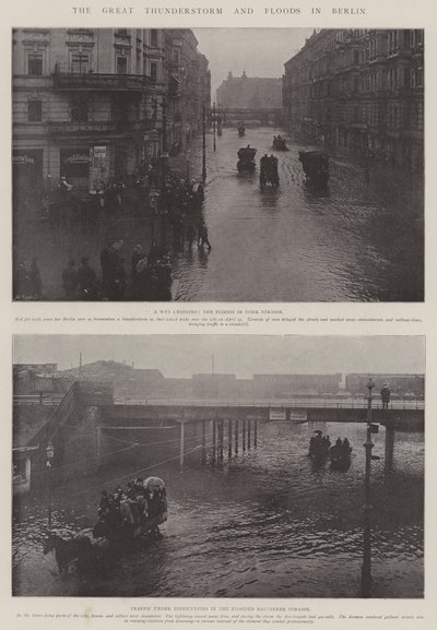 The Great Thunderstorm and Floods in Berlin by English Photographer