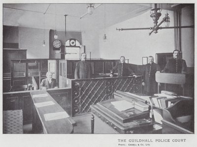 The Guildhall Police Court by English Photographer