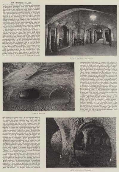 The Hastings Caves by English Photographer