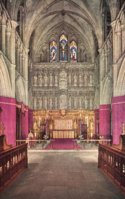 The High Altar, Southwark Cathedral, London by English Photographer