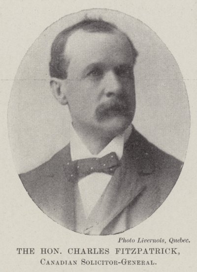 The Honourable Charles Fitzpatrick, Canadian Solicitor-General by English Photographer