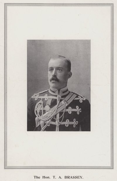 The Honourable T A Brassey by English Photographer