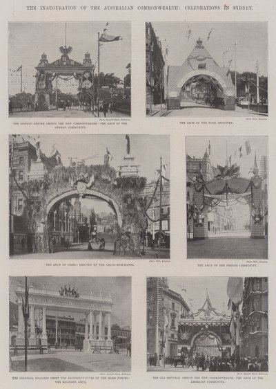 The Inauguration of the Australian Commonwealth, Celebrations in Sydney by English Photographer