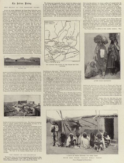 The Indian Rising, the Revolt of the Frontier Tribes by English Photographer