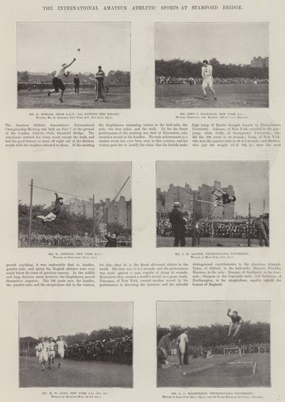 The International Amateur Athletic Sports at Stamford Bridge by English Photographer
