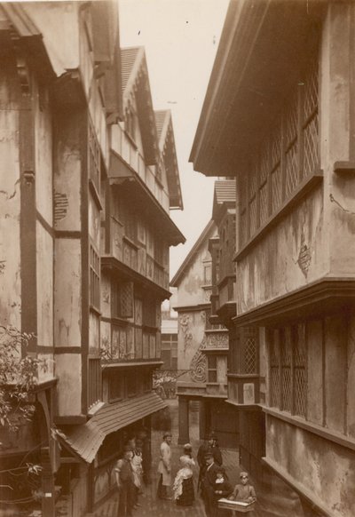 The International Health Exhibition at South Kensington: Reproduction of London in the Olden Time by English Photographer