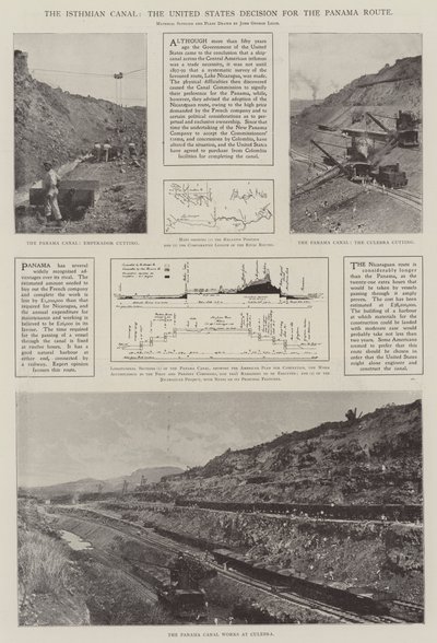 The Isthmian Canal, the United States Decision for the Panama Route by English Photographer