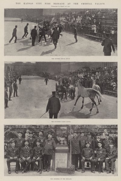 The Kansas City Fire Brigade at the Crystal Palace by English Photographer