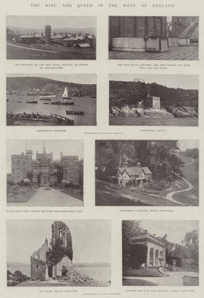 The King and Queen in the West of England by English Photographer