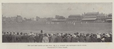 The Last Test Match at the Oval, Mr F S Jackson and Hayward