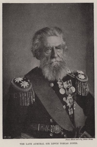 The Late Admiral Sir Lewis Tobias Jones by English Photographer