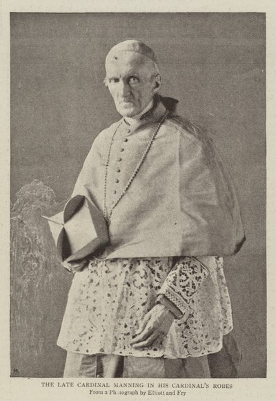 The Late Cardinal Manning in his Cardinal