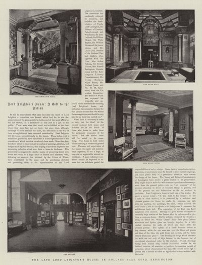 The Late Lord Leighton