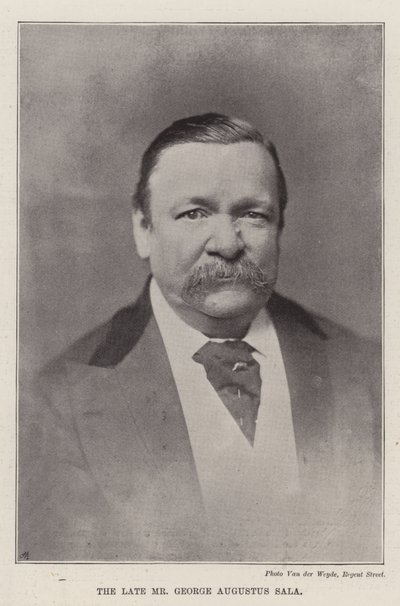 The Late Mr George Augustus Sala by English Photographer