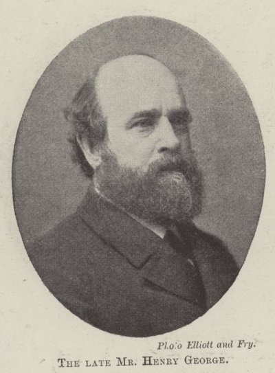 The Late Mr. Henry George by English Photographer