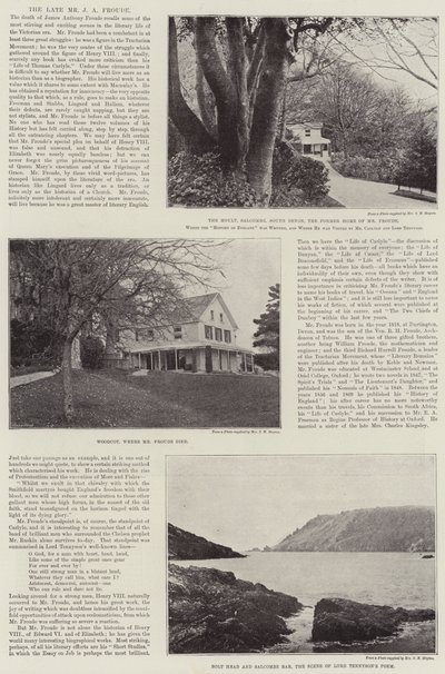The Late Mr. J. A. Froude by English Photographer