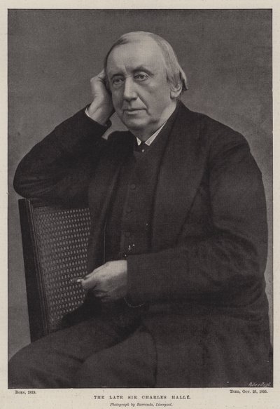 The Late Sir Charles Halle by English Photographer