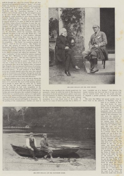 The Late Sir John Everett Millais by English Photographer