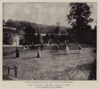 The Latest Garden Party Game by English Photographer