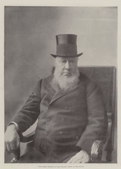 The Latest Portrait of Mr Kruger, taken at the Hague by English Photographer