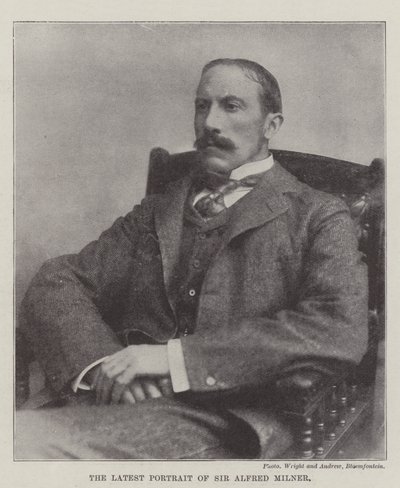 The Latest Portrait of Sir Alfred Milner by English Photographer