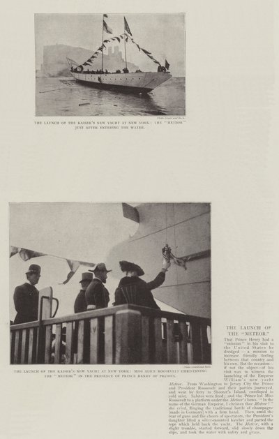 The Launch of the Meteor by English Photographer
