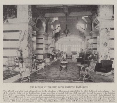 The Lounge at the New Hotel Majestic, Harrogate by English Photographer